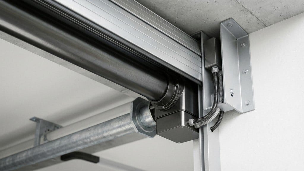 מנוע חשמלי מתקדם עבור תריס גלילה למוסך